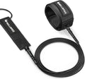 Mellbree coiled paddleboard leash 10ft 7mm Black